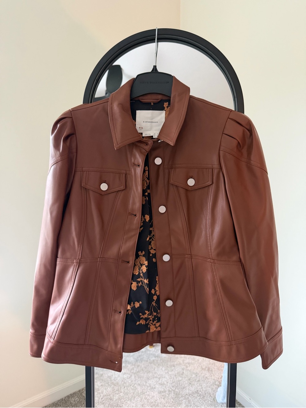 Anthropologie Faux Leather jacket